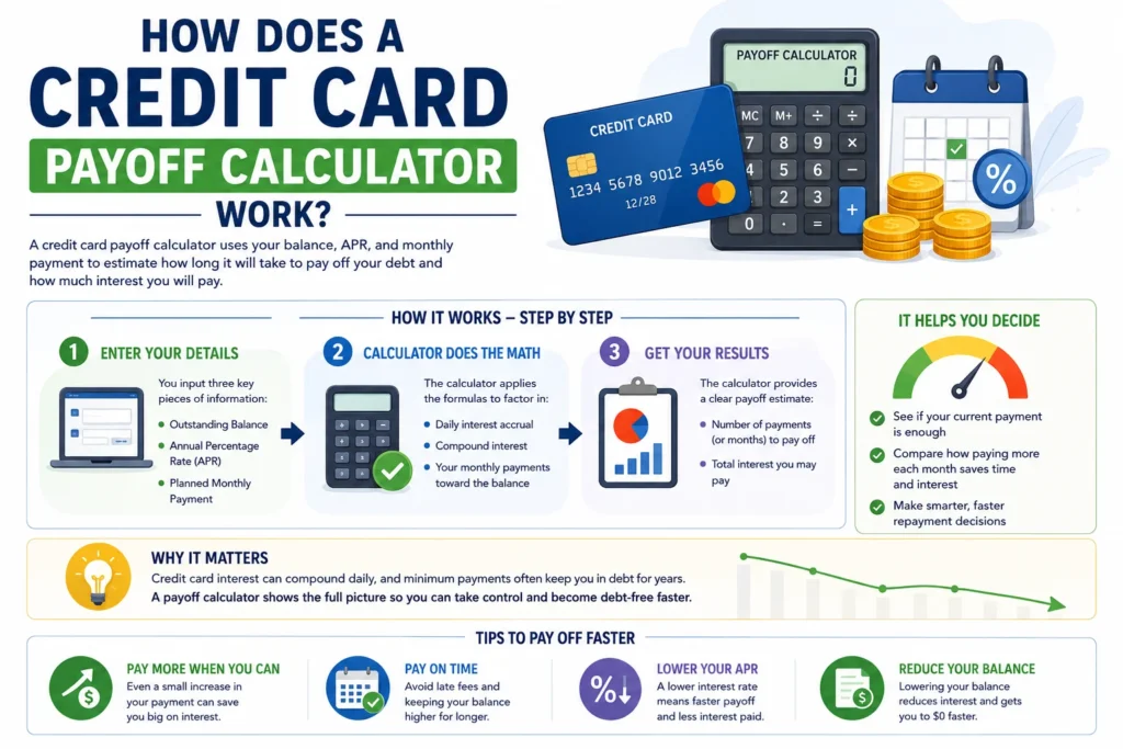 How Does a Credit Card Payoff Calculator Work?​
