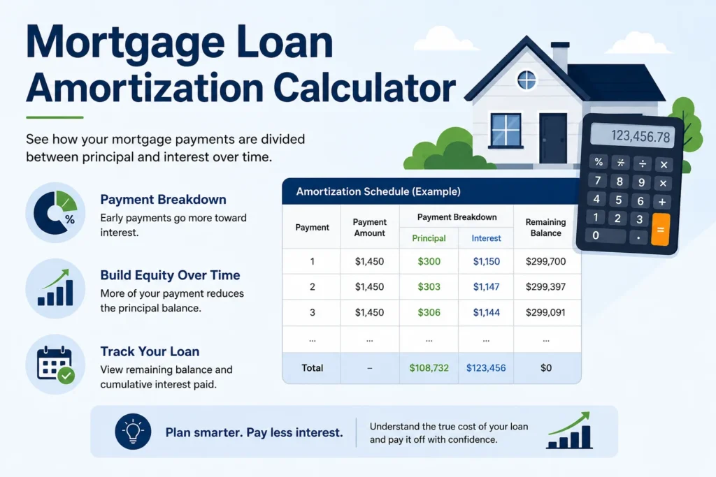 Mortgage Loan Amortization Calculator​