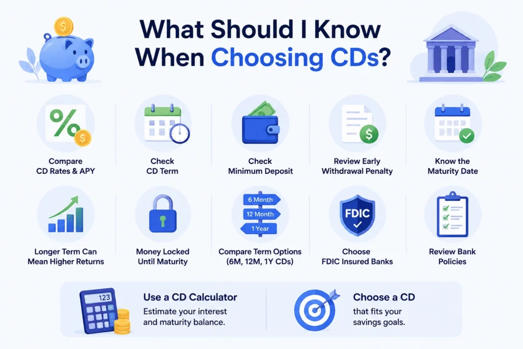 What should I know when choosing CDs