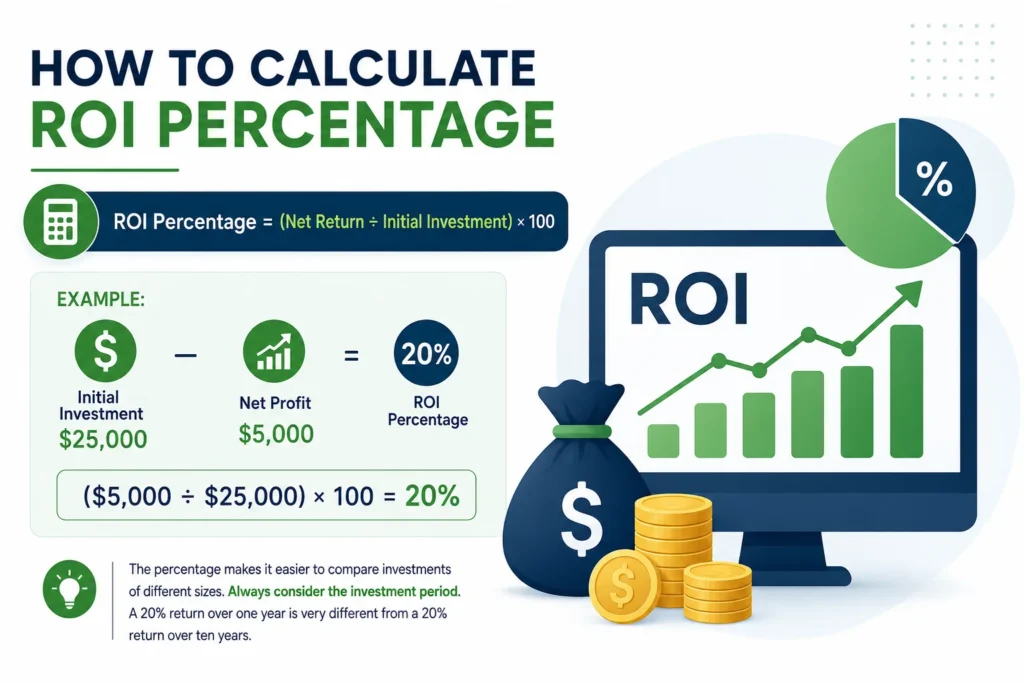 How to Calculate ROI Percentage​