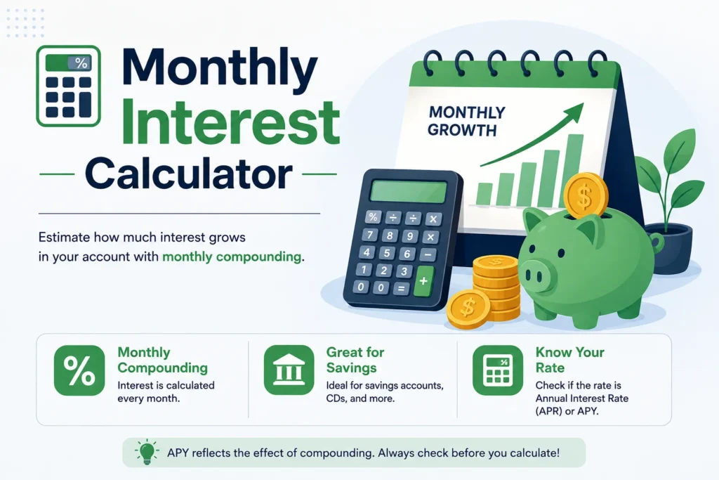 Monthly Interest Calculator​